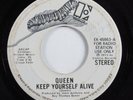 Rock 45 QUEEN Keep Yourself Alive ELEKTRA promo HEAR
