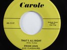 Rockabilly 45 DWAIN LOUIS AND CLASSMATES That's All Right CAROLE VG++ HEAR