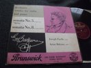 Brunswick AXTL 1052-ED1-Beethoven-Violin Sonatas-Joseph Fuchs-Arthur Balsam-NM.
