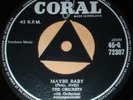 BUDDY HOLLY Maybe Baby 1958 UK 7