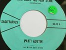 Northern Soul 45 Patti Austin-Take Away The Pain Stain-Sagittarius Reissue