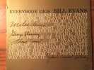 BILL EVANS Everybody Digs Bill Evans LP Original MONO Deep Groove RIVERSIDE VG