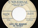 BILL GOODWIN - Love Thy Neighbor - UNIVERSAL - RARE rockabilly bopper - HEAR