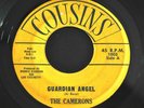 ++RARE++DOO WOP 45 RPM RECORD BY THE CAMERONS-GUARDIAN ANGEL / THE GIRL THAT I