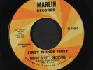 FREDDY SCOTT: Hangin' Out / First Things First 45 (dj, xol, one bad looking mar