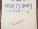IRON MAIDEN Somewhere in Time LP PROMO Heavy Metal PEERUVIAN RARE