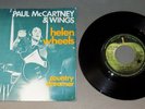 PAUL MCCARTNEY & WINGS Helen Wheels 1973 France Apple 45 & pic sleeve V++/V+
