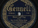 GENNETT 5104 - NEW ORLEANS RHYTHM KINGS - MAPLE LEAF RAG - early jazz - V