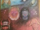 KING CRIMSON -IN THE WAKE OF POSEIDON ISLAND PINK RIM TEXTURED COVER.
