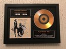 Fleetwood Mac  'Rumours' limited edition, signed gold disc picture memorabilia