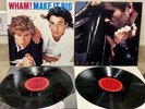 2 VINYLS - WHAM - MAKE IT BIG AND GEORGE MICHAEL - FAITH LP Original Pressing EX