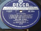 Rolling Stones Let It Bleed 1st UK Stereo Blue Decca Labels 4W/5W Poster EX/NM