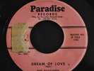 DOO WOP 45 RPM RECORD BY-THE PACKARDS-DREAM OF LOVE / DING DONG