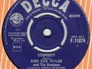 60s R&B Beat Pop KING SIZE TAYLOR & DOMINOS stupidity Rare 1964 UK 7