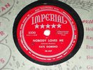 FATS DOMINO-Nobody Loves Me (1953) IMPERIAL 10