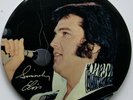 ELVIS PRESLEY-  LARGE BADGE AS SOLD AT THE SHOWS