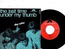 THE WHO 7 PS The Last Time NORWAY VERY RARE POL 59113 ALTERNATIVE BACK COVER 45