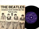 BEATLES 7'' PS I Should Have DENMARK DK 1624  PURPLE LABEL Danish 45