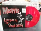 Misfits LEGACY OF BRUTALITY Plan 9 PL9-06 RE Red Vinyl RARE Punk VG+/VG+ 1986