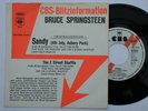 ``7`` Bruce Springsteen - Sandy / The E Street Shuffle - dt. CBS 3512 PROMO