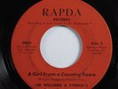 Crossover/Sweet Soul 45 LEE WILLIAMS & CYMBAL'S A Girl From A Country RAPDA HEAR