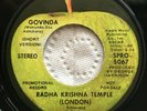RADHA KRISHNA TEMPLE / GOVINDA - APPLE RECORD SPRO-5067 (1821) - 1970 PROMO