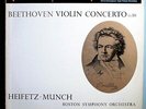 RCA SHADED DOG LIVING STEREO AUDIOPHILE LP BEETHOVEN HEIFETZ BSO VIOLIN CONCERTO