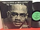 Black History MALCOLM X Ballots Or Bullets 1960'S FIRST AMENDMENT Spoken Word LP