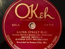 BENNIE MOTEN'S KANSAS CITY ORCH. OKEH Kater Street Rag NICE COPY