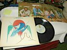 1974 EAGLES ON THE BORDER LP TEXTURED COVER WITH POSTER EX.ORIGINAL