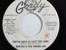 Northern Soul 45 MARTHA & VANDELLAS You've Been In Love GORDY promo HEAR