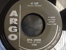 ETTA JAMES At Last / I Just Want To Make Love To You (7in 45rpm, Argo 5380) VG+