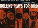 PRESTIGE | Sonny Rollins - Rollins Plays For Bird 200g LP