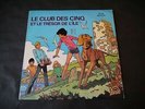 DISQUE 33T ENID BLYTON LE CLUB DES CINQ ET LE TRÉSOR DE L’ÎLE DISQUE ROSE 1976