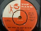 JIMMY REED BABY WHAT YOU WANT ME TO DO TOP RANK NORTHERN SOUL R&B BLUES MOD