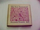 THE NEW TEATAMENT  ALEXANDER SCOURBY  KJV  LP  BOX SET (15) DISCS