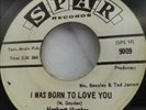 Very rare demo...Herbert hunter ...I was born to love you....spar records...