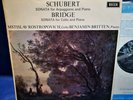 DECCA SXL 6426 *WB* 1ST* ROSTROPOVICH* SCHUBERT ARPEGGIONE /BRIDGE CELLO SONATA