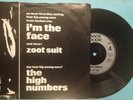 Mod 45 THE WHO   HIGH NUMBERS I'm the face b/w Zoot Suit BACK DOOR 1980 reissue