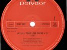 ABBA LAY ALL YOUR LOVE ON ME NETHERLANDS 12 INCH RELEASE 1980 Un-played