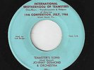 ?JOHNNY DESMOND Teamster's Song RARE issue for 1966 union convention POP 45RPM?