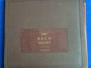 Bach Society Volume 6. Set of 6 shellac 78 rpm Pablo Casals Suite No 2 and No 3