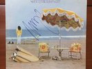 Neil Young Signed Autograph On The Beach Vinyl LP Rare Orig 1rst Floral
