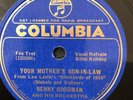 Columbia 2856D Benny Goodman Orch w BILLIE HOLIDAY her 1st record E+ 78 rpm 1933