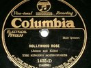 2 Columbia 78 RPM records Singing Sophomores 1435-D Cole McElroy Orch. 1529-D