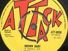 DERRICK HARRIOTT Brown Baby CRYSTALITES  ATTACK 8056 1973 Reggae Vinyl EX+