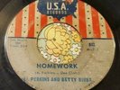 Mod R&B Blues Northern Soul 45 Al Perkins & Betty Bibbs Homework USA HEAR