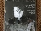 Michael Jackson rare Who Is It with standing cut out portrait 7”