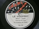 Vin Le Vouvray André Lainé Disque 78 Tours Publicitaire Ideal #MP3#