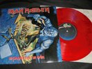 IRON MAIDEN No Prayer For The Dying US 1st press Red translucent Nm/EX LP vinyl